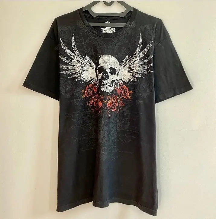 Y2k Vintage Gothic Skull