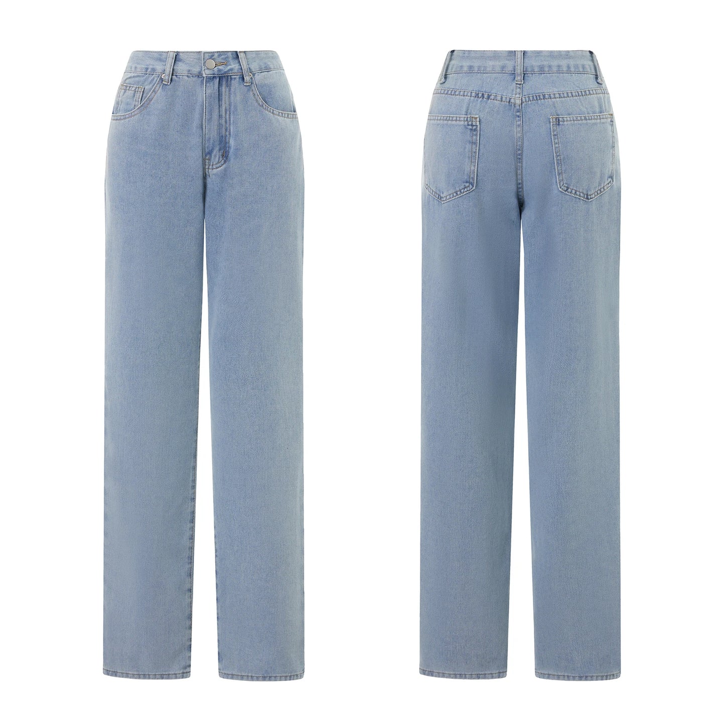 Y2K Vintage Grunge Denim Low Waist Straight Leg Jeans