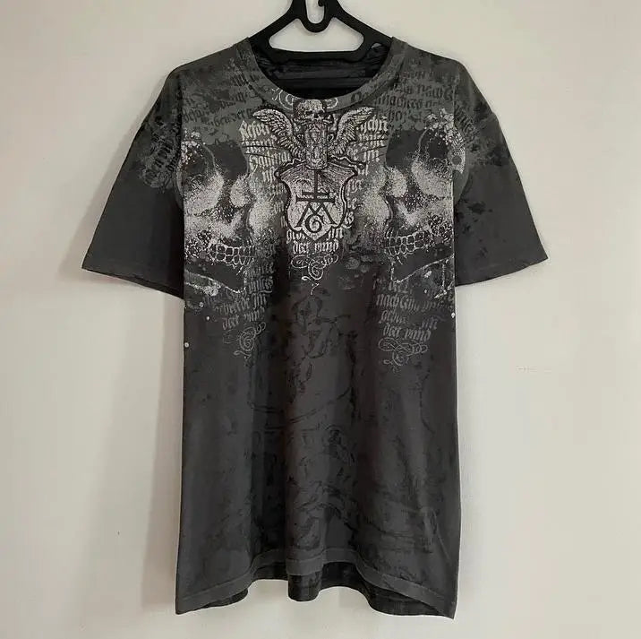 Y2k Vintage Gothic Skull