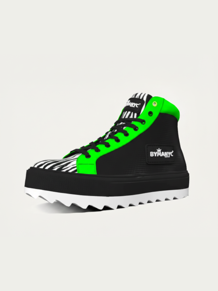 Vegan Stiletto Shoe BYMANYC ® New York – UPPER EAST ICON black zebra