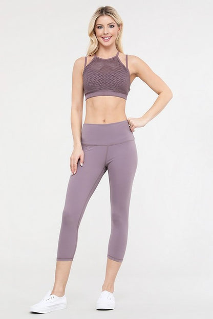 Buttery Soft Capri Activewear Leggings