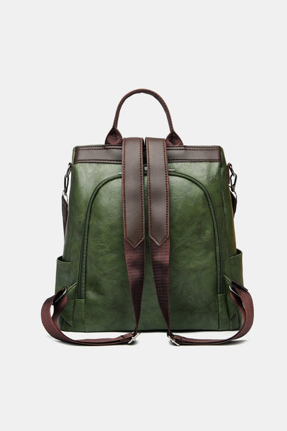 Leather Backpack Bag