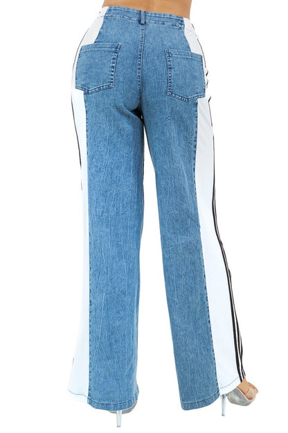 Women Casual Style Denim Pants