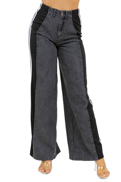 Women Fashion Casual Style Denim Pants