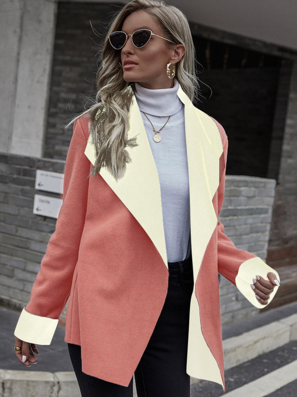 Open Front Long Sleeve Jacket