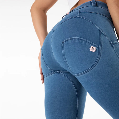 Shascullfites Butt Lift Jean Leggings Shapewear