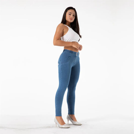 Shascullfites Butt Lift Jean Leggings Shapewear