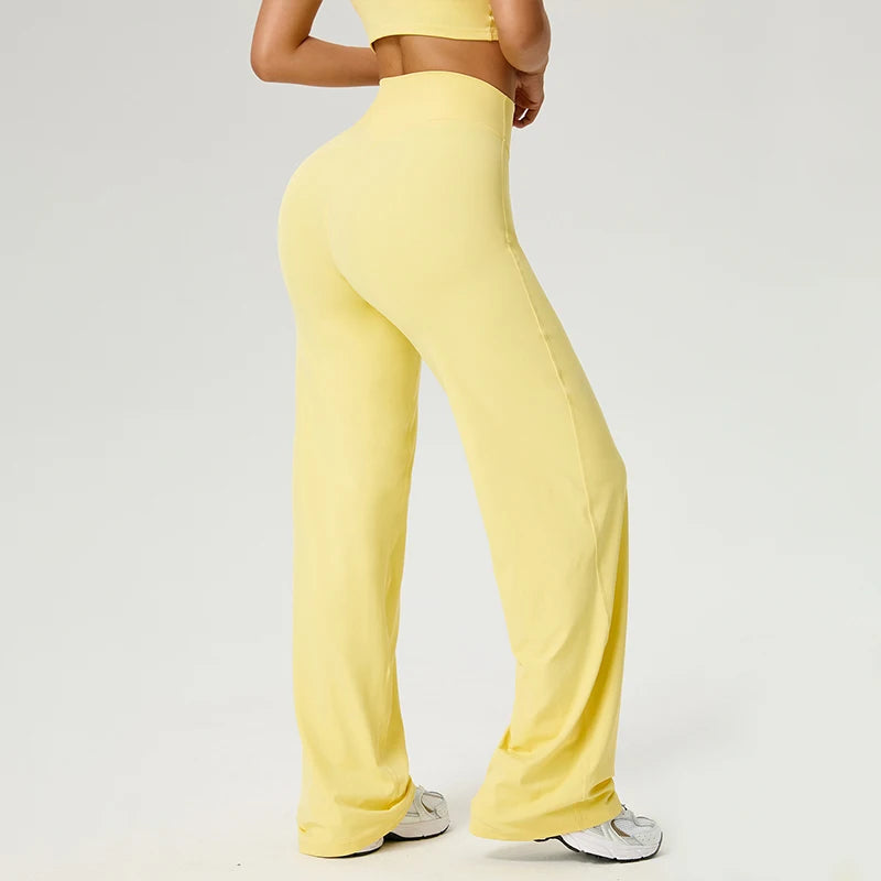 Relaxed Wide Leg Yoga Leggings