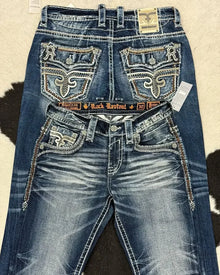 Women's Embroidery 90s Jeans Street Hip Hop Retro