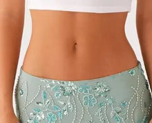 Sequin Embellished Pencil Skirt