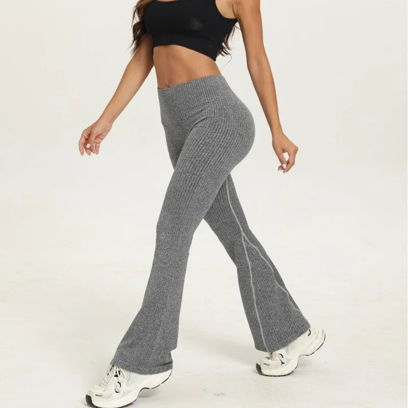 Micro Bell-bottoms Knitted Leggings