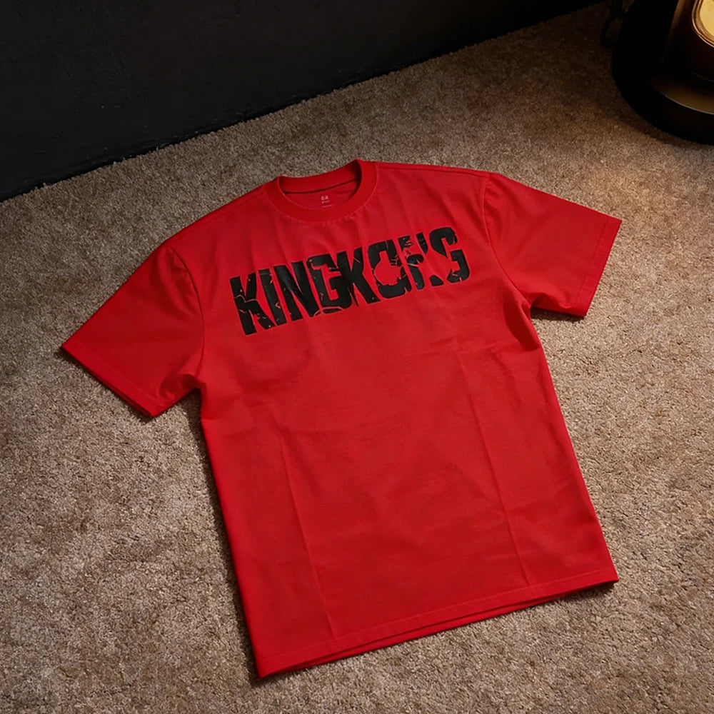 Men's Plus Size Round Neck Half Sleeve T-Shirt (KingKong)