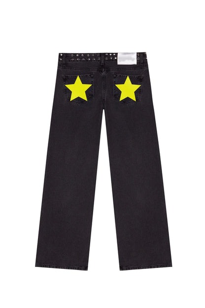 Vintage Five-Pointed Star Harajuku Baggy Jeans