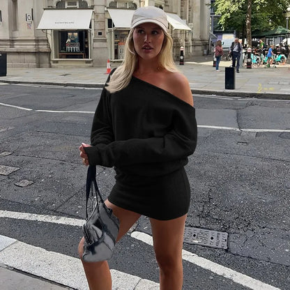 Off Shoulder Mini Dress
