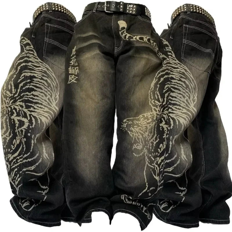 Street Vintage Harajuku Baggy Jeans Denim Pants