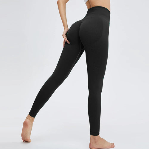 Women's High Waist Seamless Push Up Sport Leggings with Tummy Control