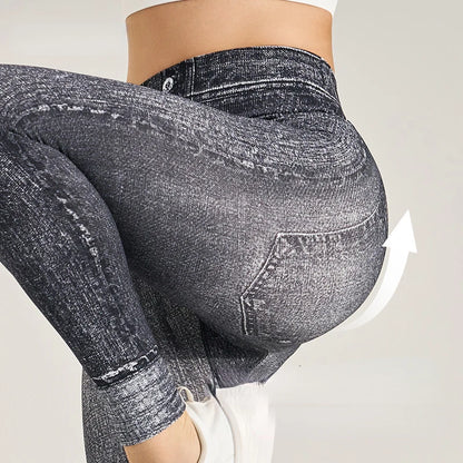 Denim Workout Fitness Yoga Leggings