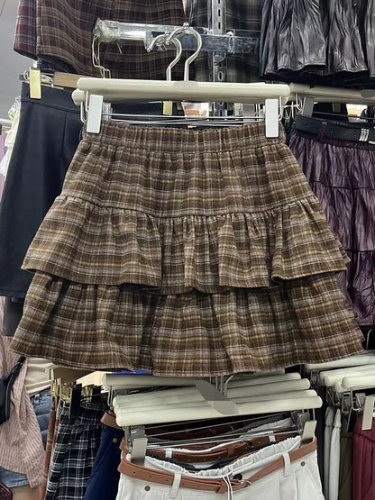 Y2k Plaid & Cake Skirts