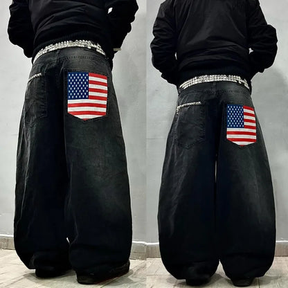 Street Vintage Harajuku Baggy Jeans Denim Pants