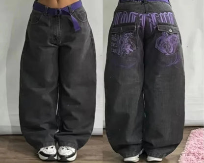 Street Vintage Harajuku Baggy Jeans Denim Pants