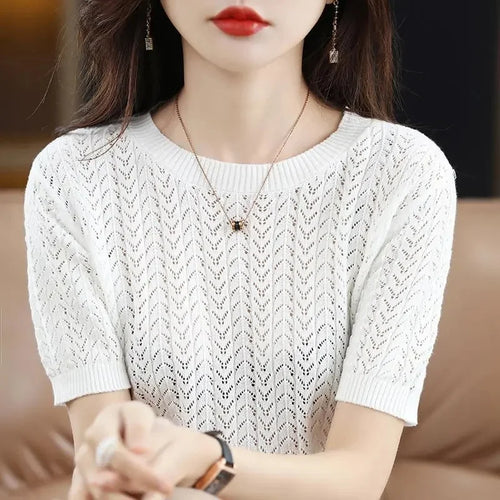 Short Sleeve Women Sweaters