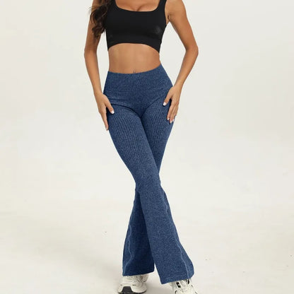 Micro Bell-bottoms Knitted Leggings
