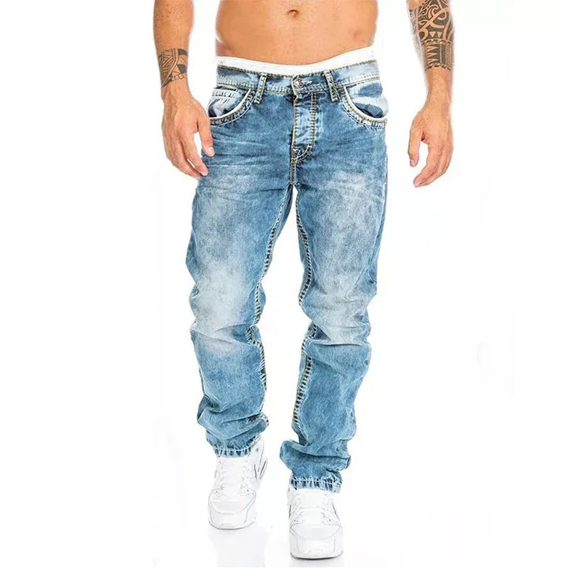 Men's Jeans Straight Stretch Slim