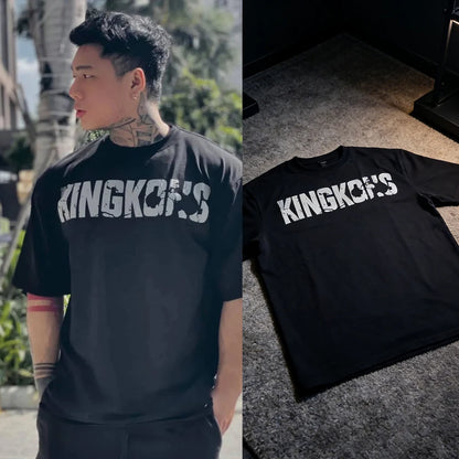 Men's Plus Size Round Neck Half Sleeve T-Shirt (KingKong)