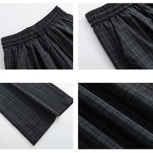 Women Vintage Harajuku Elastic Streetwear Loose Straight Pants