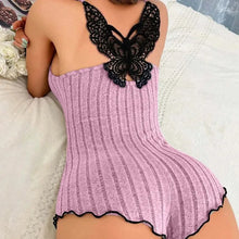 Butterfly Bow V-Neck Pajamas