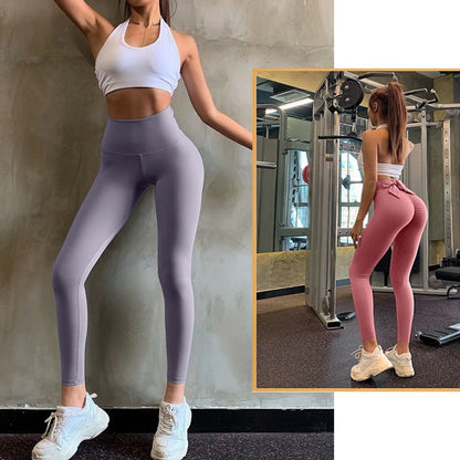 High Waist Yoga Leggings Pilates Pants