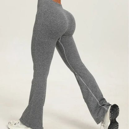 Micro Bell-bottoms Knitted Leggings