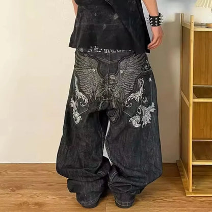 Street Vintage Harajuku Baggy Jeans Denim Pants