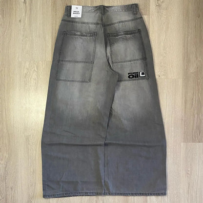 Street Vintage Harajuku Baggy Jeans Denim Pants