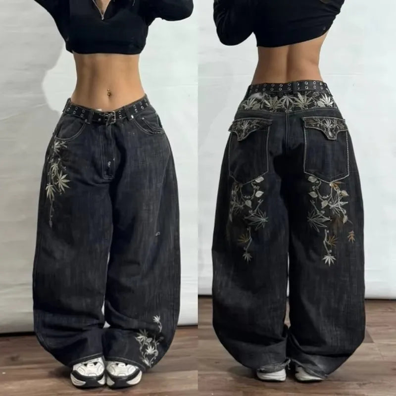 Streetwear Oversized Pocket Old Baggy Jeans