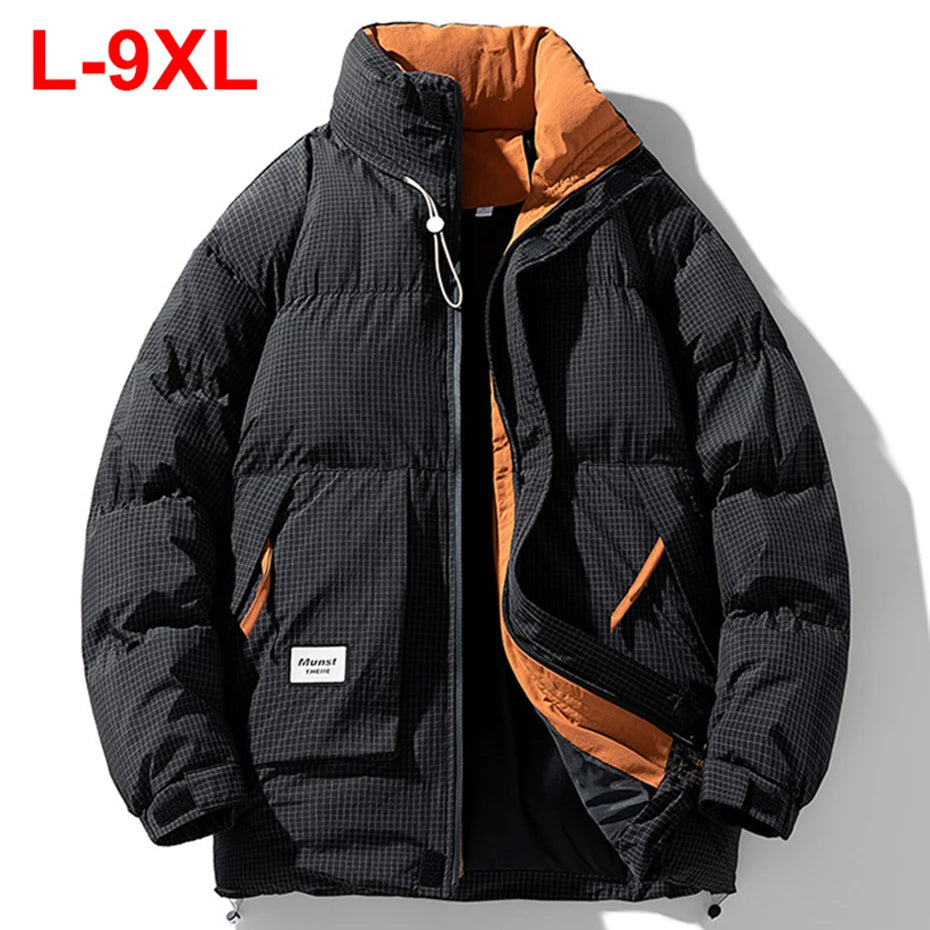 Men's Plus Size Winter Jackets Puffer Bubble Coat