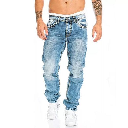 Men's Jeans Straight Stretch Slim