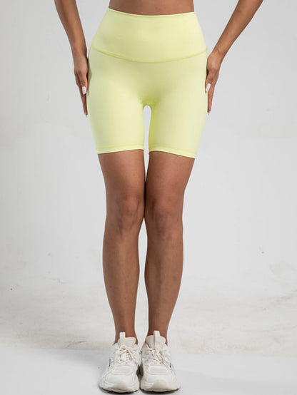 High Waist Wicking Jogging Running Sports Shorts