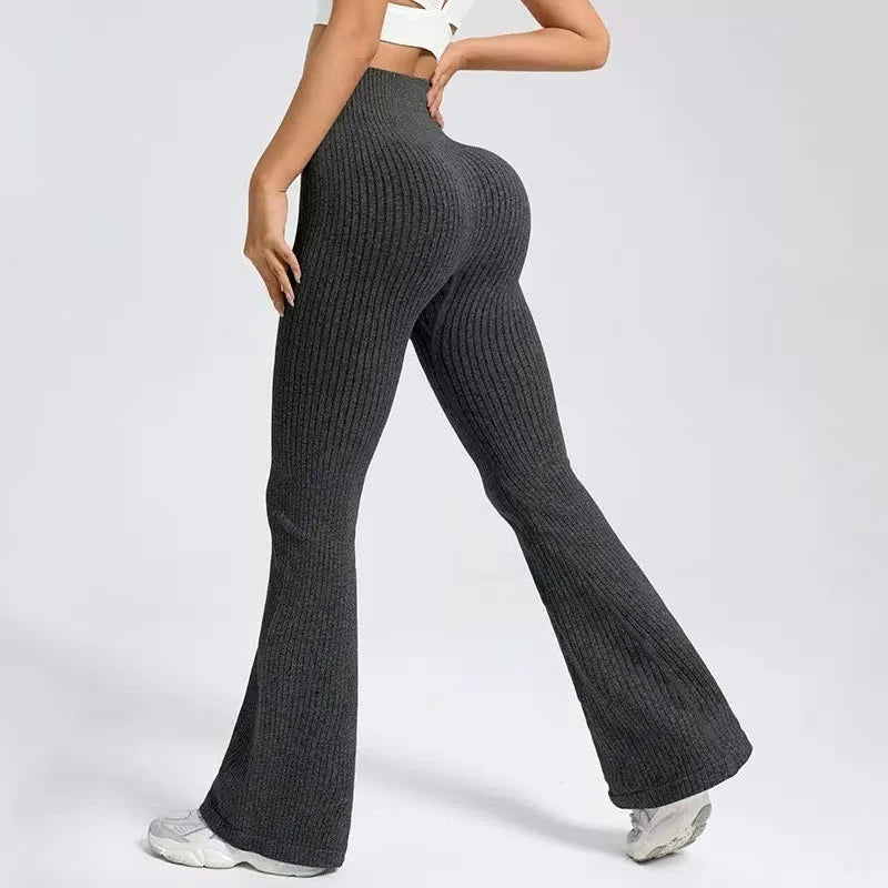 Micro Bell-bottoms Knitted Leggings