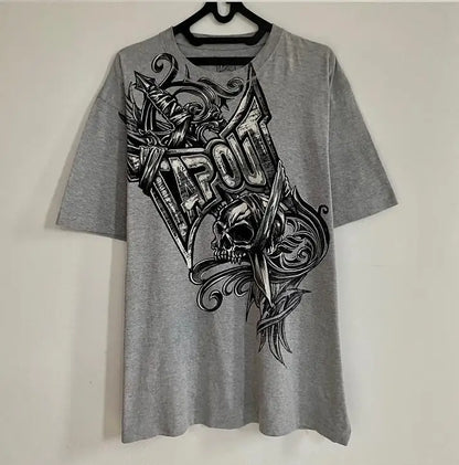 Y2k Vintage Gothic Skull