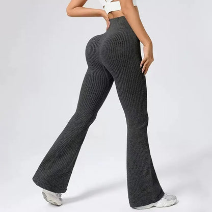 Micro Bell-bottoms Knitted Leggings