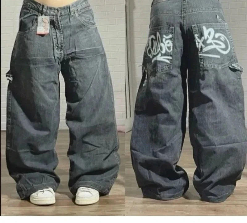 Street Vintage Harajuku Baggy Jeans Denim Pants