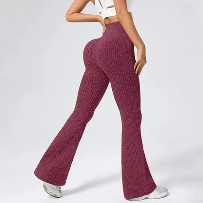 Micro Bell-bottoms Knitted Leggings