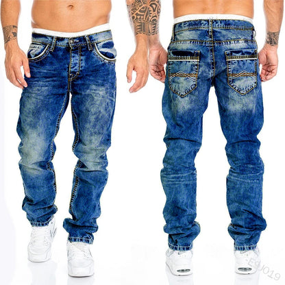 Men's Jeans Straight Stretch Slim