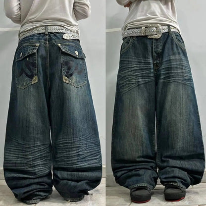 Street Vintage Harajuku Baggy Jeans Denim Pants