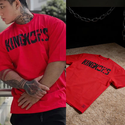 Men's Plus Size Round Neck Half Sleeve T-Shirt (KingKong)