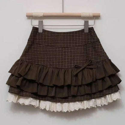 Y2k Plaid & Cake Skirts