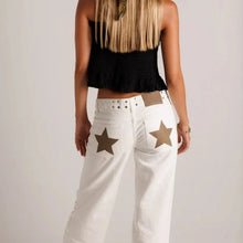 Vintage Splicing Street Harajuku Hip Hop Baggy Jeans